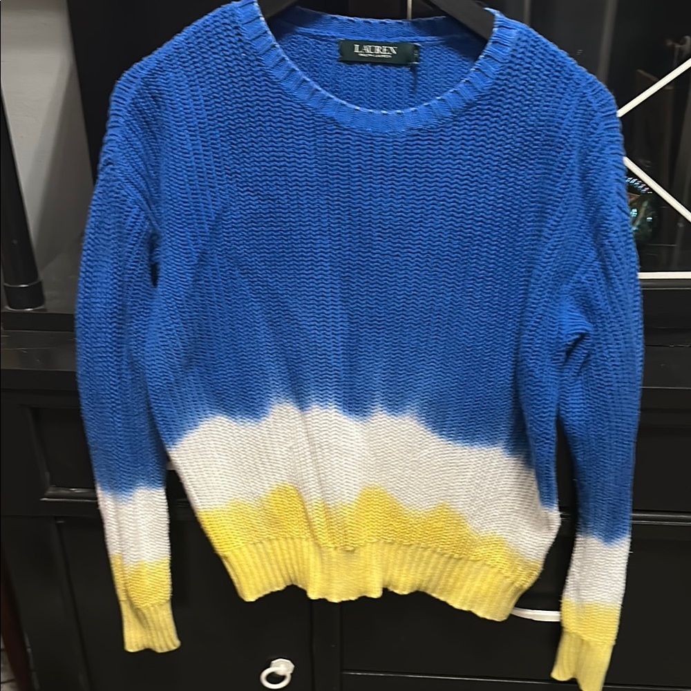 Ralph Lauren Textured Blue Knit